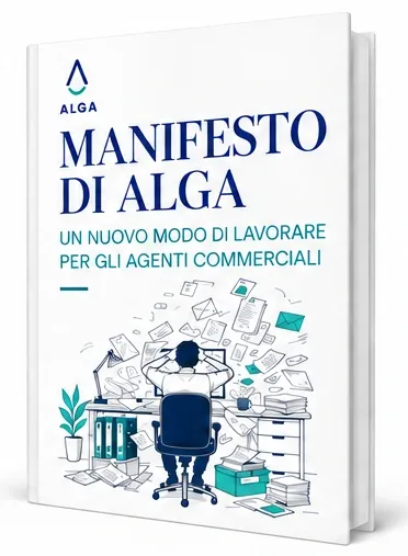 MANIFESTO DI ALGA. UN NUOVO MODO DI LAVORARE PER GLI AGENTI COMMERCIALI — copertina del libro.